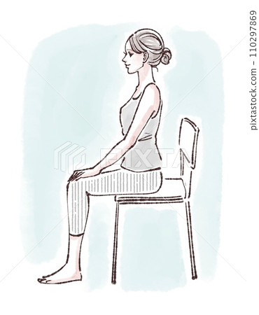 婦女和女孩插畫素材 婦女和女孩插畫素材 110297869