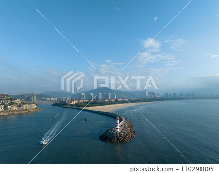 Beautiful landscape of lighthouse in the sunrise Beautiful landscape of lighthouse in the sunrise 110298005