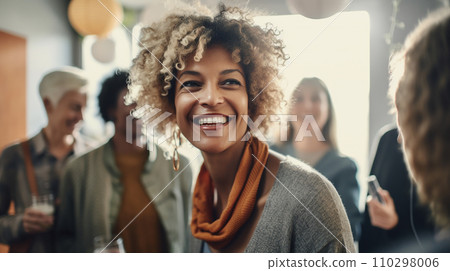 家庭聚會/慶典/慶祝的女人（黑色） 110298006