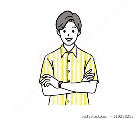 男人的插圖素材 110298292