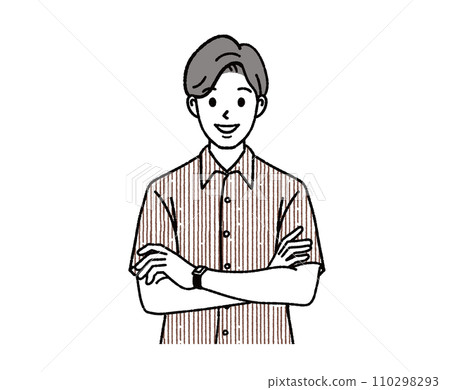 Illustration material of men 110298293