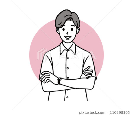 男人的插圖素材 110298305