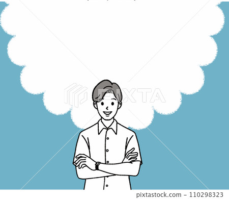 男人的插圖素材 110298323