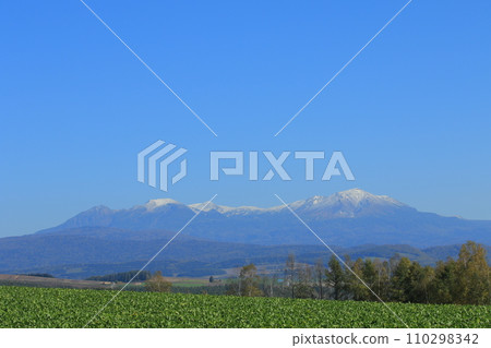 北海道的廣闊景觀 110298342