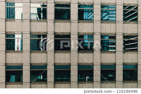 Closeup of skyscraper facade abstract urban background 110298496
