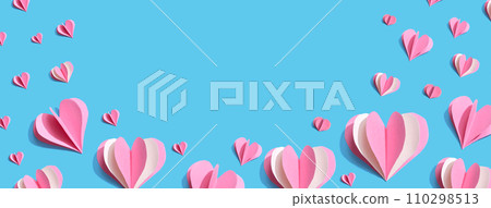 Paper craft hearts Paper craft hearts 110298513