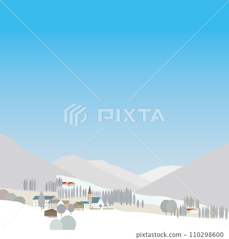 Winter landscape 110298600