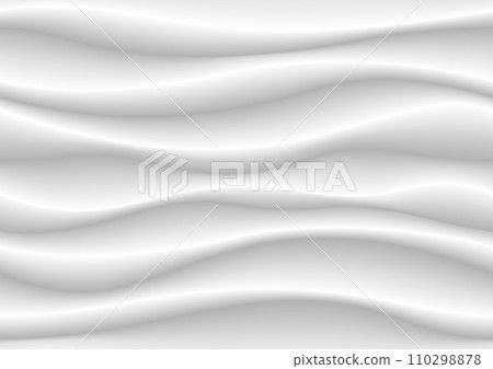 Seamless pattern of white shading rippling like sand ripples 110298878