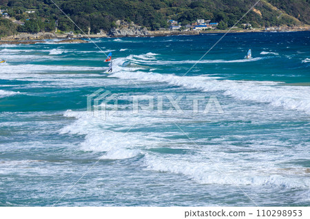 享受水上活動的風景 110298953