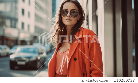 時裝模特兒街拍 110299738