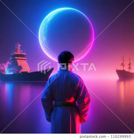 Meiji period: Foreign ships entering Japanese ports Meiji period: Foreign ships entering Japanese ports 110299993