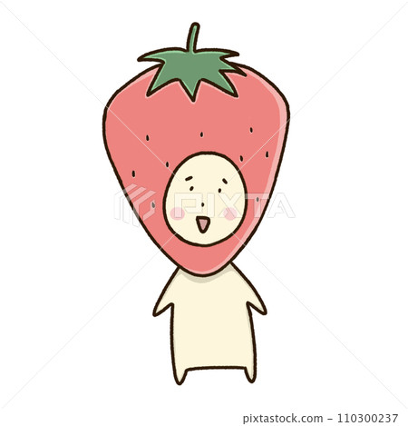 person wearing strawberry 110300237