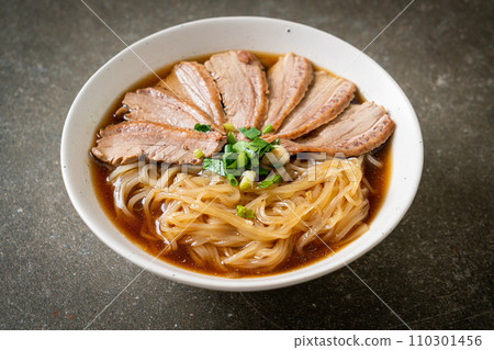 duck noodles with stewed duck soup 110301456