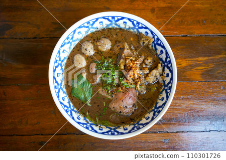 Thai boat noodles with wagyu Thai boat noodles with wagyu 110301726