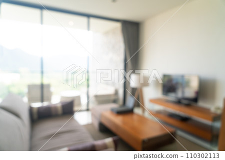abstract blur living room for background 110302113