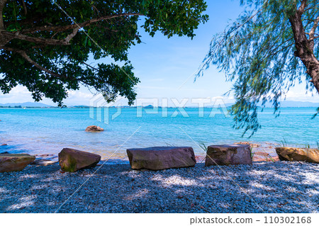 The Pink Coast or Lan Him Chomphu at Chanthaburi in Thailand 110302168