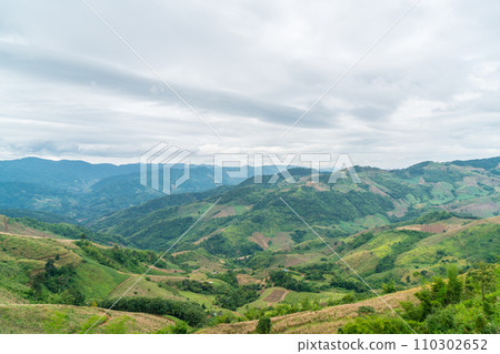 Doi Chang mountain hill at Chiang Mai in Thailand 110302652