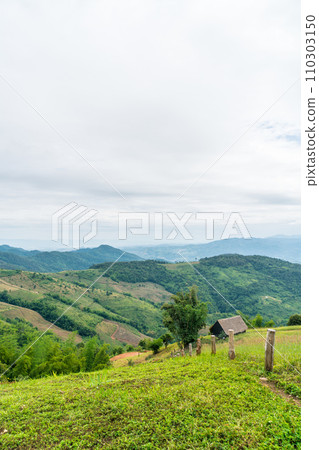 Doi Chang mountain hill at Chiang Mai in Thailand 110303150