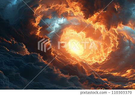 The path to the shining gates of heaven The grand ascent to eternal peace AI image 29 110303370