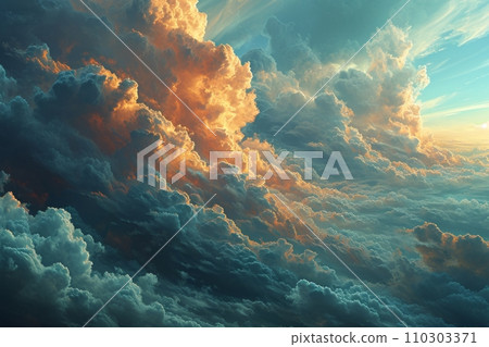 The path to the shining gates of heaven The grand ascent to eternal peace AI images 30 110303371