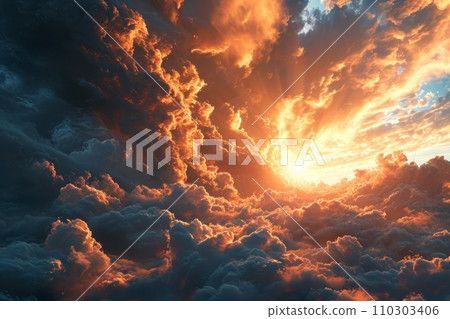 通往光明之門的道路 通往永恆和平的宏偉攀登 AI 圖像 65 110303406