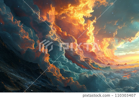 通往光明之門的道路 通往永恆和平的宏偉攀登 AI 圖像 66 通往光明之門的道路 通往永恆和平的宏偉攀登 AI 圖像 66 110303407