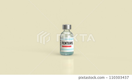 The fentanyl for medicine or drug concept 3d rendering. 110303437