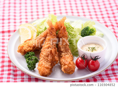 剛炸好的脆皮炸蝦 110304852