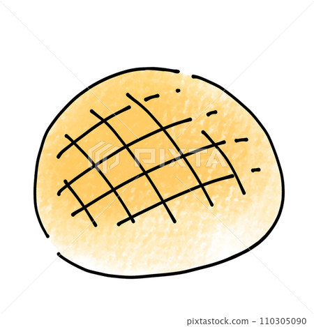 Loose simple melon bread single item analog style Loose simple melon bread single item analog style 110305090