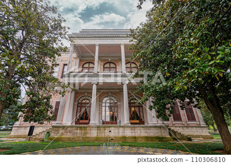 Ottoman Beykoz Mecidiye Pavilion, a present to Sultan Abdulmecid from Mohamed Ali, Governor of Egypt, Istanbul, Turkey 110306810