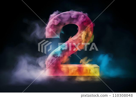 2 Colorful fireworks on black background. For celebration and festival 2 Colorful fireworks on black background. For celebration and festival 110308048