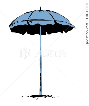 Parasol. Vector drawing Parasol. Vector drawing 110310148