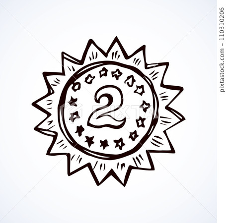 Medal. Vector drawing 110310206