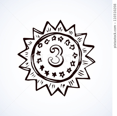 Medal. Vector drawing Medal. Vector drawing 110310208