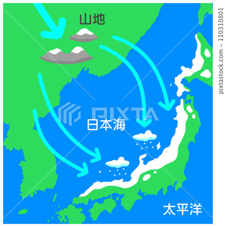 JPCZ (Japan Sea Polar Air Mass Convergence Zone) 110310801