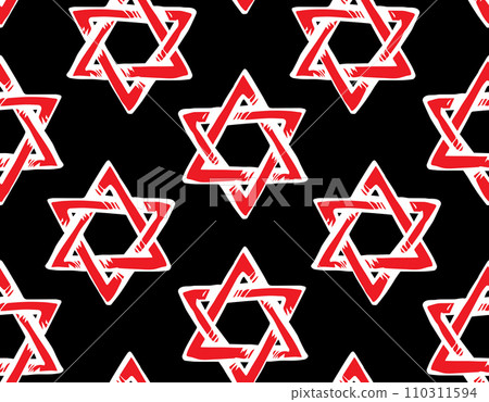 Jewish holiday symbol. Vector drawing Jewish holiday symbol. Vector drawing 110311594