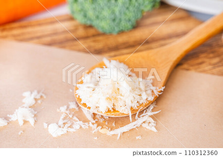 Raw bread crumbs 110312360