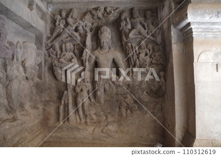 India World Heritage Elephanta Caves 110312619