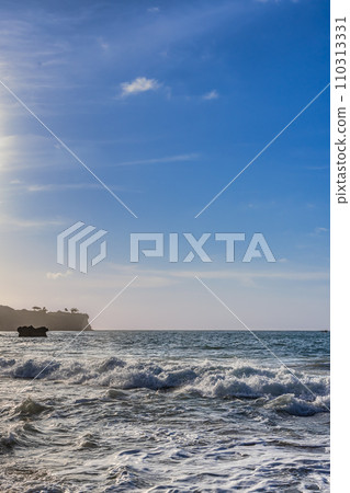 Kubu beach at sunset 110313331