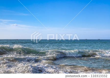 Gushing waves and sky 110313332