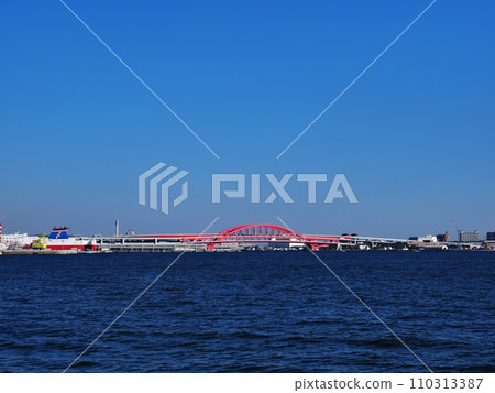 View of Kobe Port from Kobe Harborland 110313387