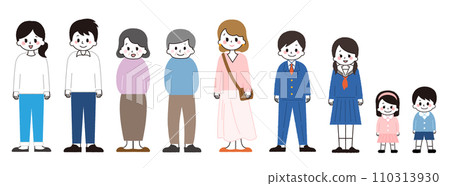 People of all ages. men and women. 110313930