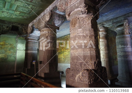 India World Heritage Ajanta Caves 110313988