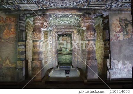 India World Heritage Ajanta Caves 110314003
