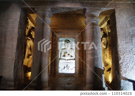 印度世界遺產阿旃陀石窟 印度世界遺產阿旃陀石窟 110314028