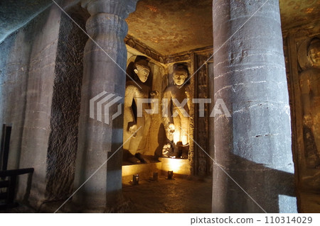 印度世界遺產阿旃陀石窟 印度世界遺產阿旃陀石窟 110314029