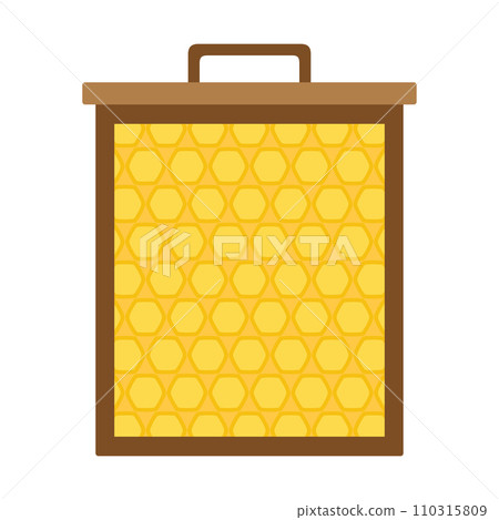 honeycomb frame icon honeycomb frame icon 110315809
