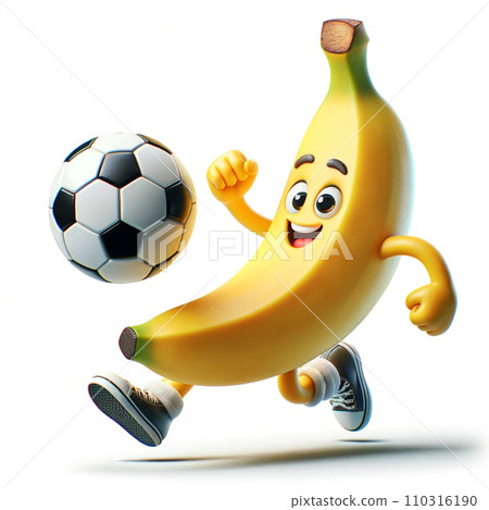 banana playing soccer banana playing soccer 110316190