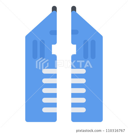 design vector image icons emirates towers 110316767