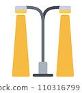 design vector image icons street light design vector image icons street light 110316799